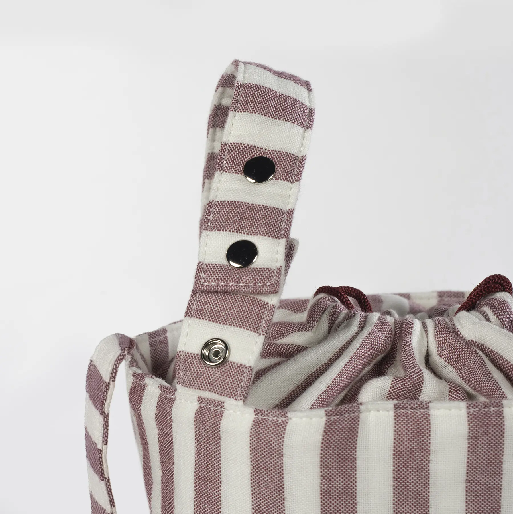 Bolsa Bucket Cherry Rayas - Imagen 5