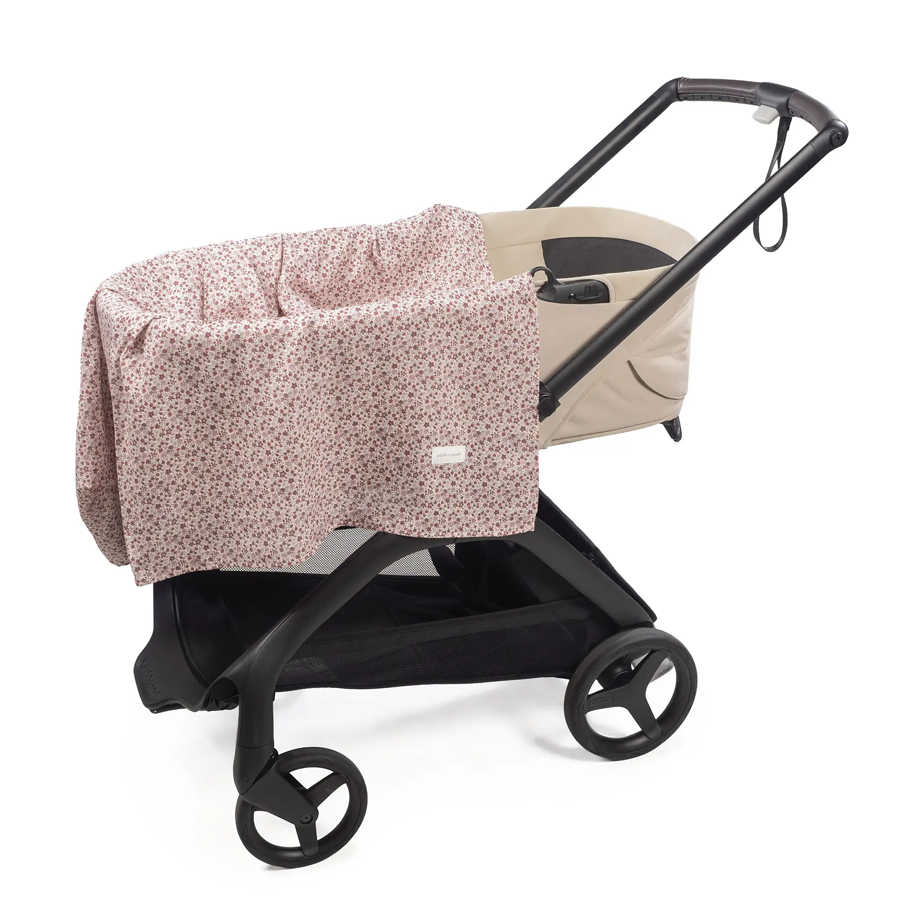 Sábana ajustable cuco + muselina Cherry Flores - Imagen 4