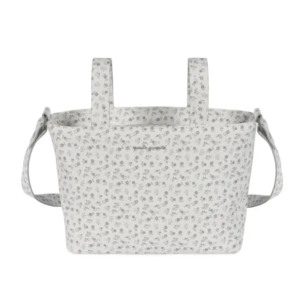 Bolsa Crossbody Piel Little Bloom Flor Gris