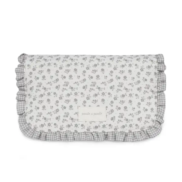 Cambiador Little Bloom Flor Gris