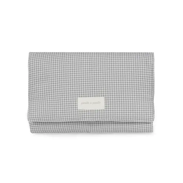 Cambiador Little Bloom Vichy Gris