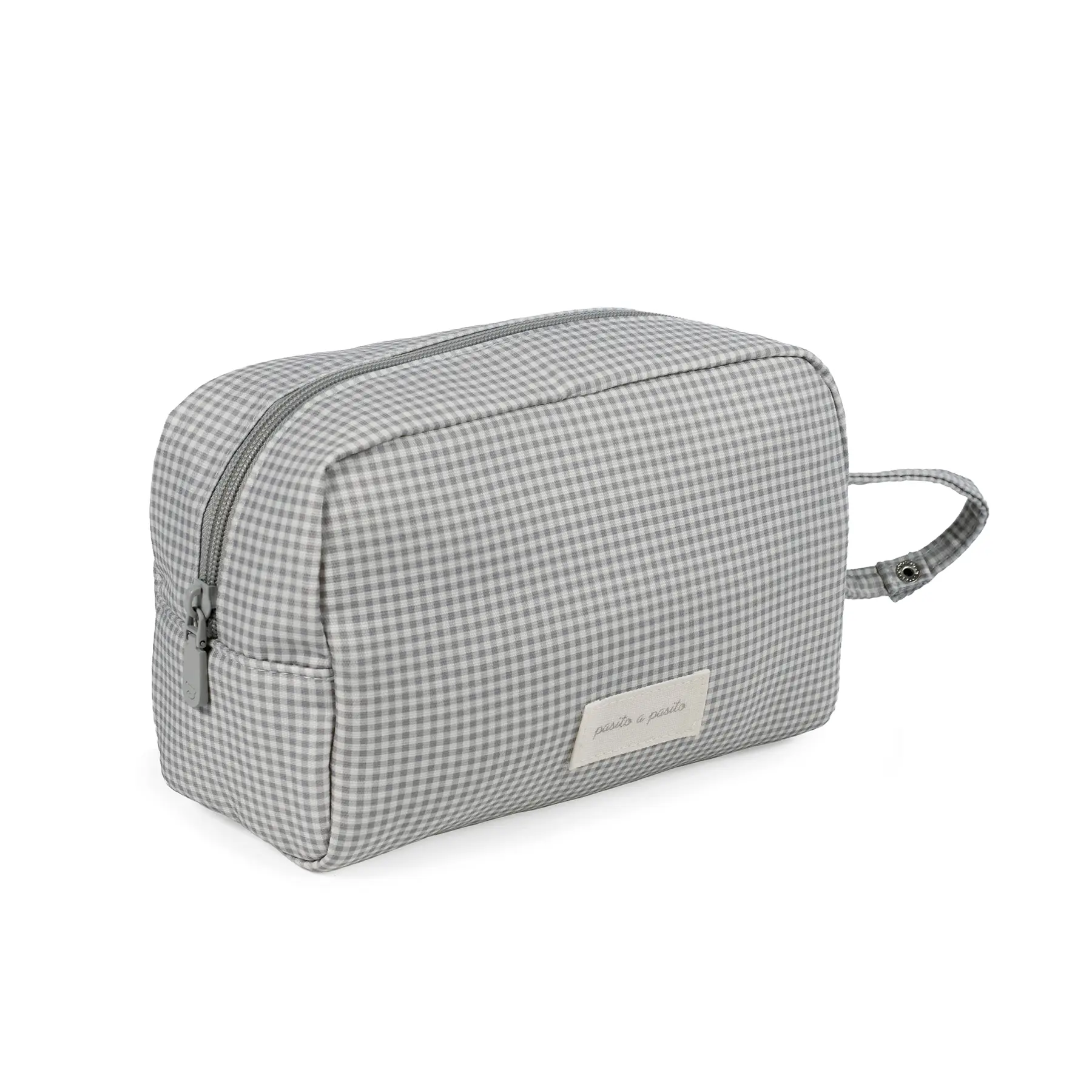 Neceser Little Bloom Vichy Gris - Imagen 2