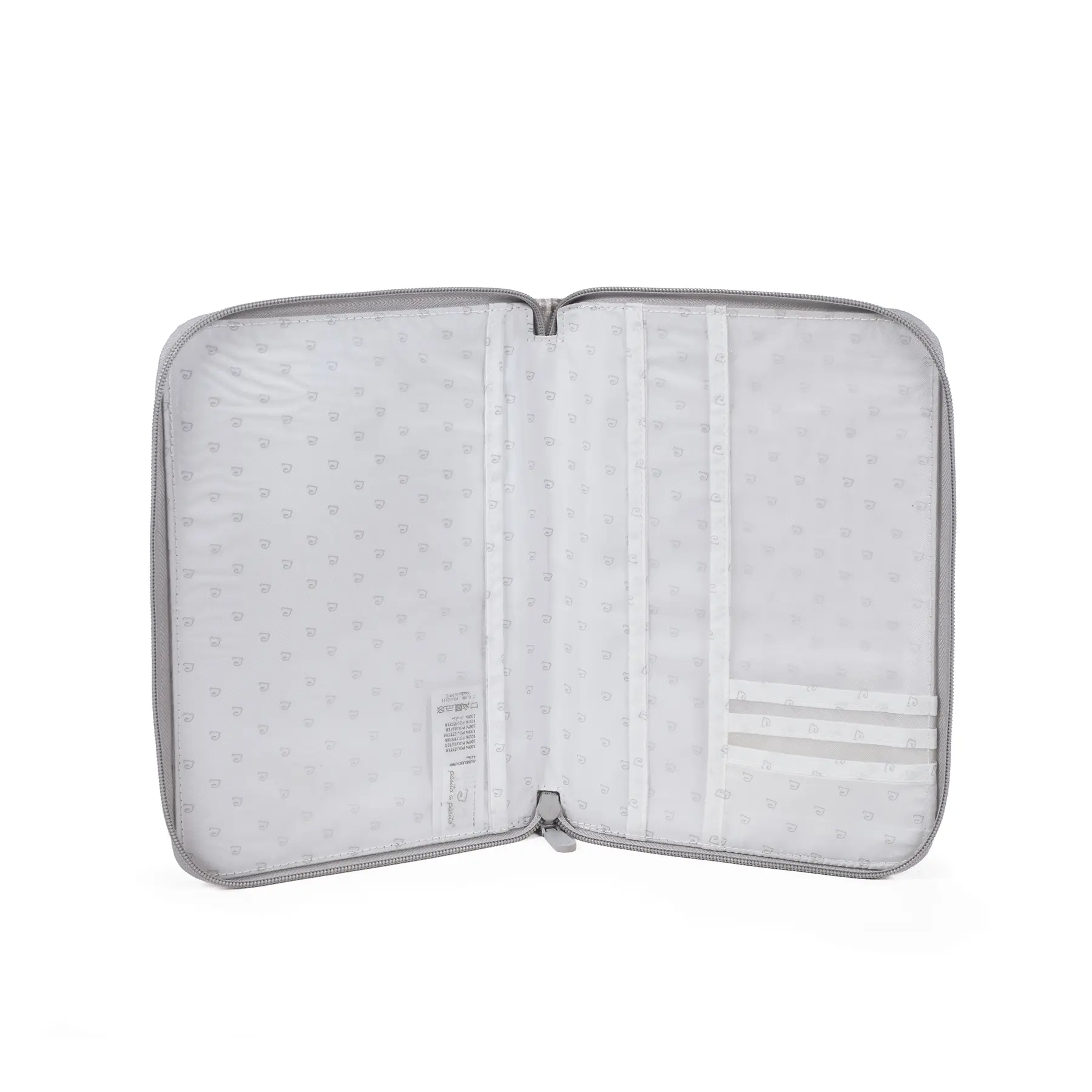 Portadocumentos Little Bloom Flor Gris - Imagen 2