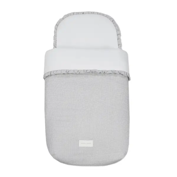 Saco Cuco Little Bloom Vichy Gris TOG 2,5