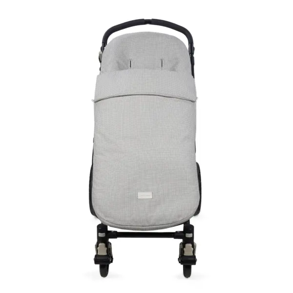 Saco Silla Entretiempo Little Bloom Vichy Gris TOG 2,5