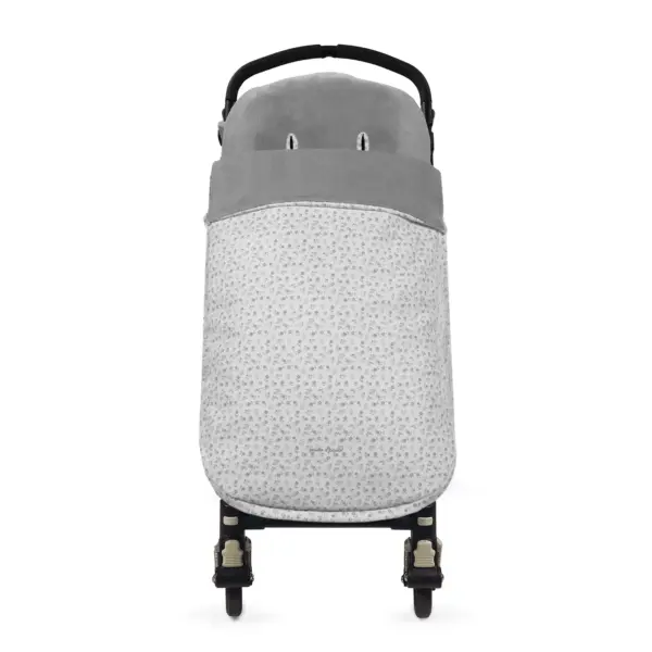 Saco Silla Invierno Little Bloom Flor Gris TOG 3,5