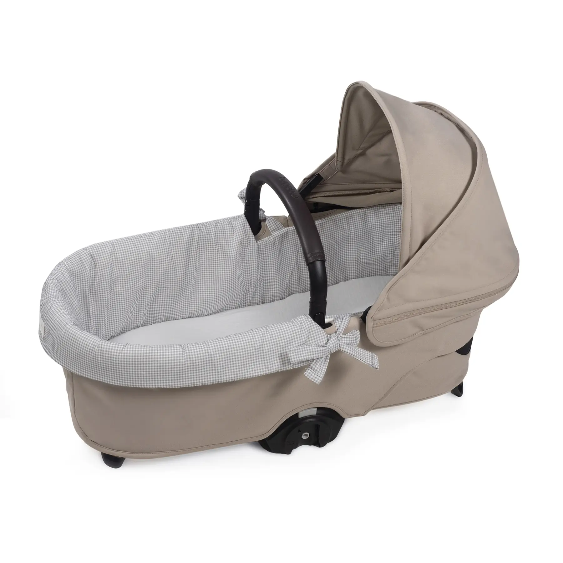 Cubre cuco dual +Sábana ajustable cuco Little Bloom Vichy Gris