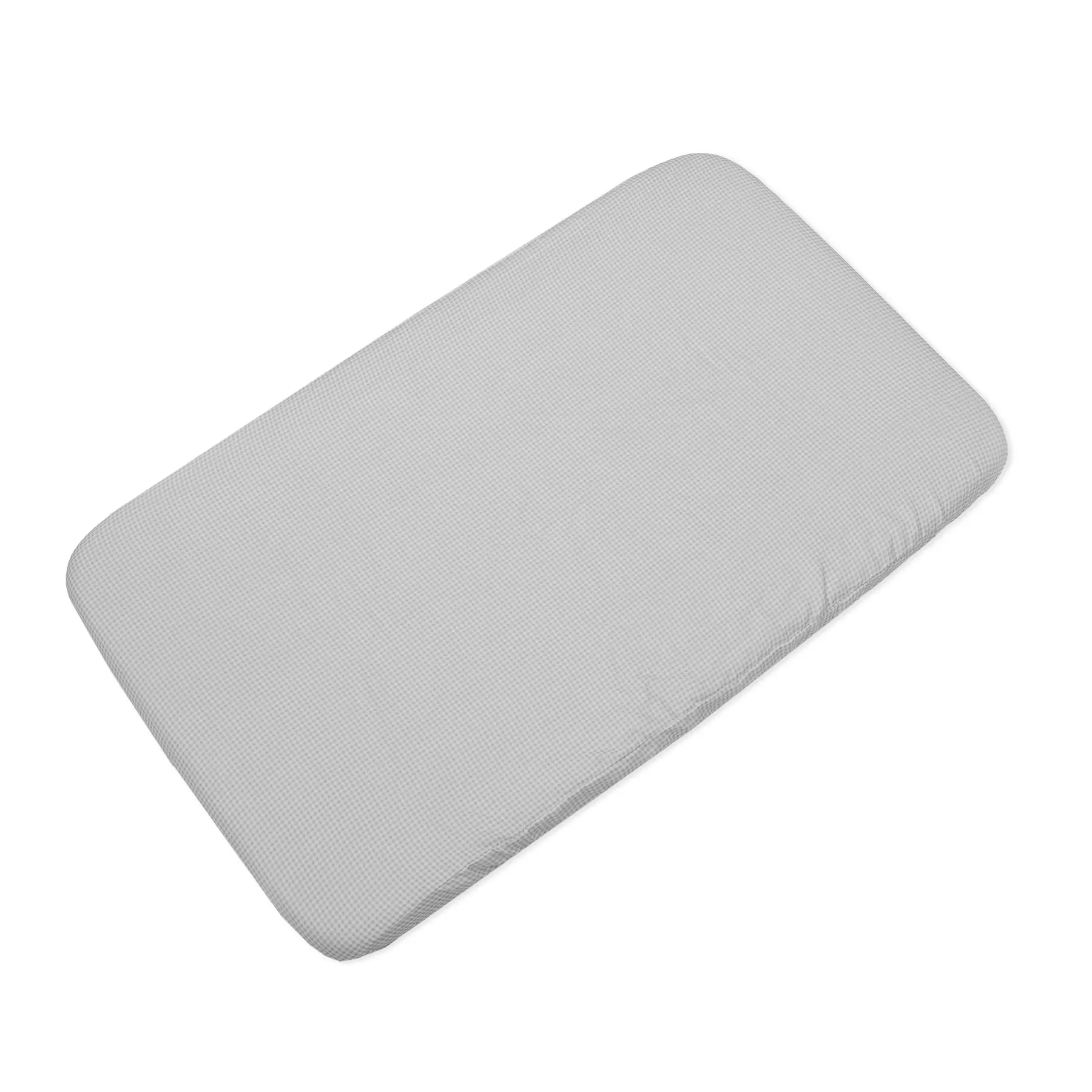 Sábana bajera cuna 90x50 cm Little Bloom Vichy Gris