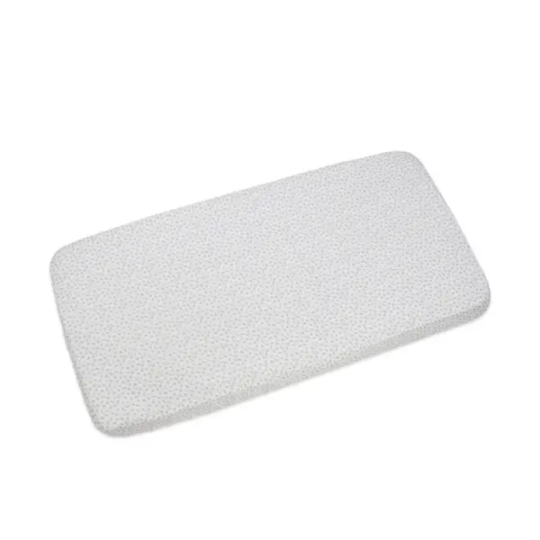 Sábana bajera cuna 120x60 cm Little Bloom Flor Gris