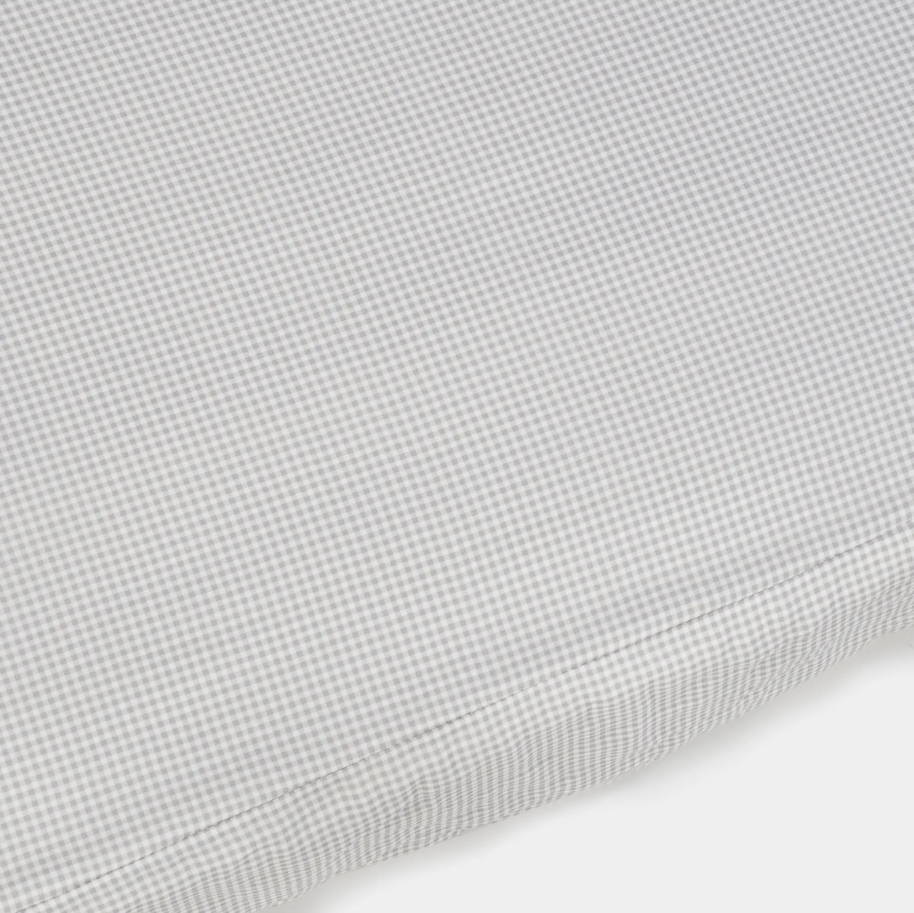 Sábana bajera cuna 120x60 cm Little Bloom Vichy Gris - Imagen 2