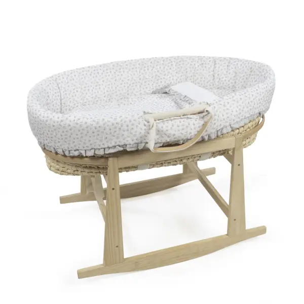 Vestiduras Moises Moises Little Bloom Flor Gris TOG 2,5