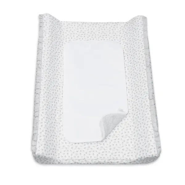 Cambiador Home con funda Little Bloom Flor Gris