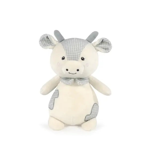 Peluche Vaca Little Bloom Gris