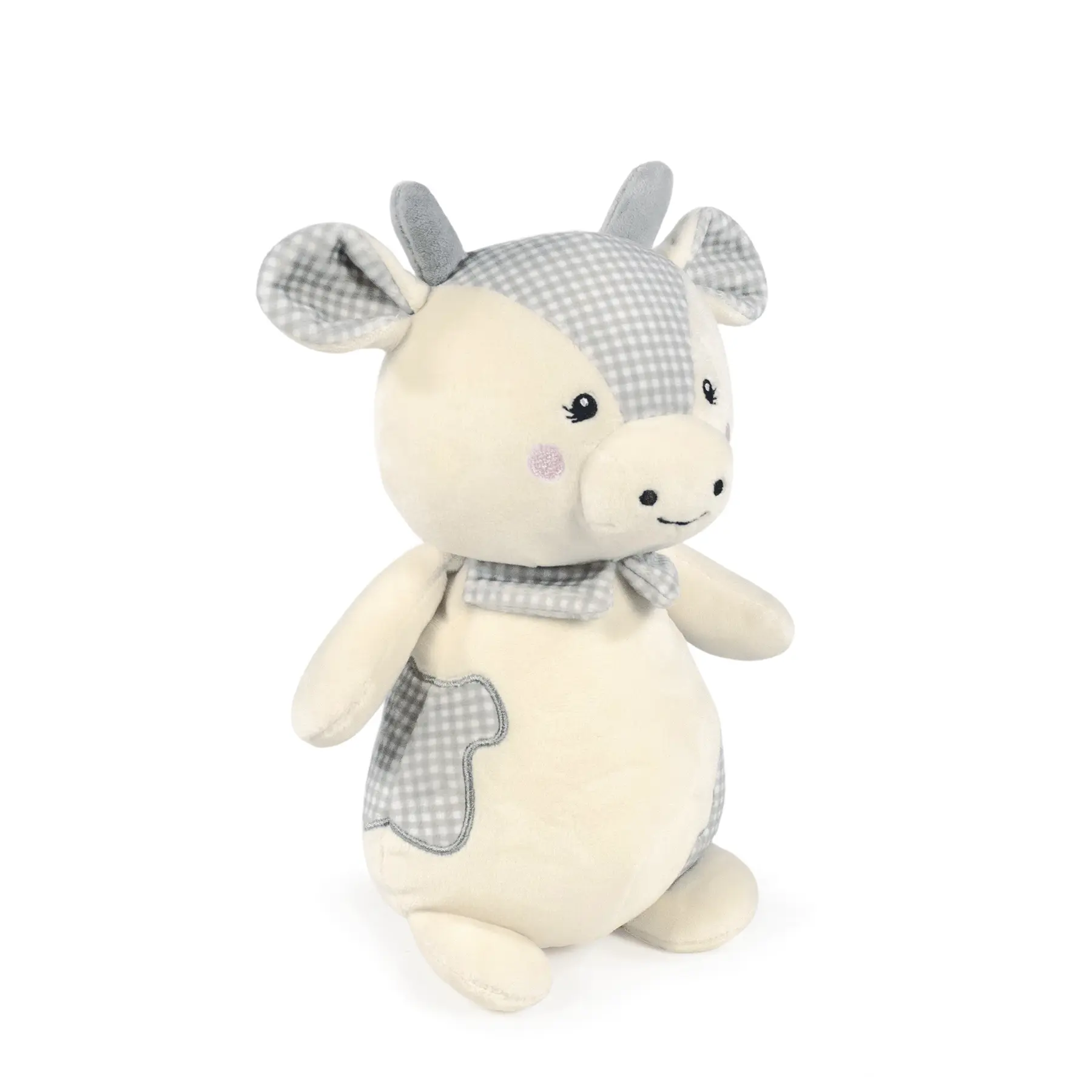 Peluche Vaca Little Bloom Gris - Imagen 2