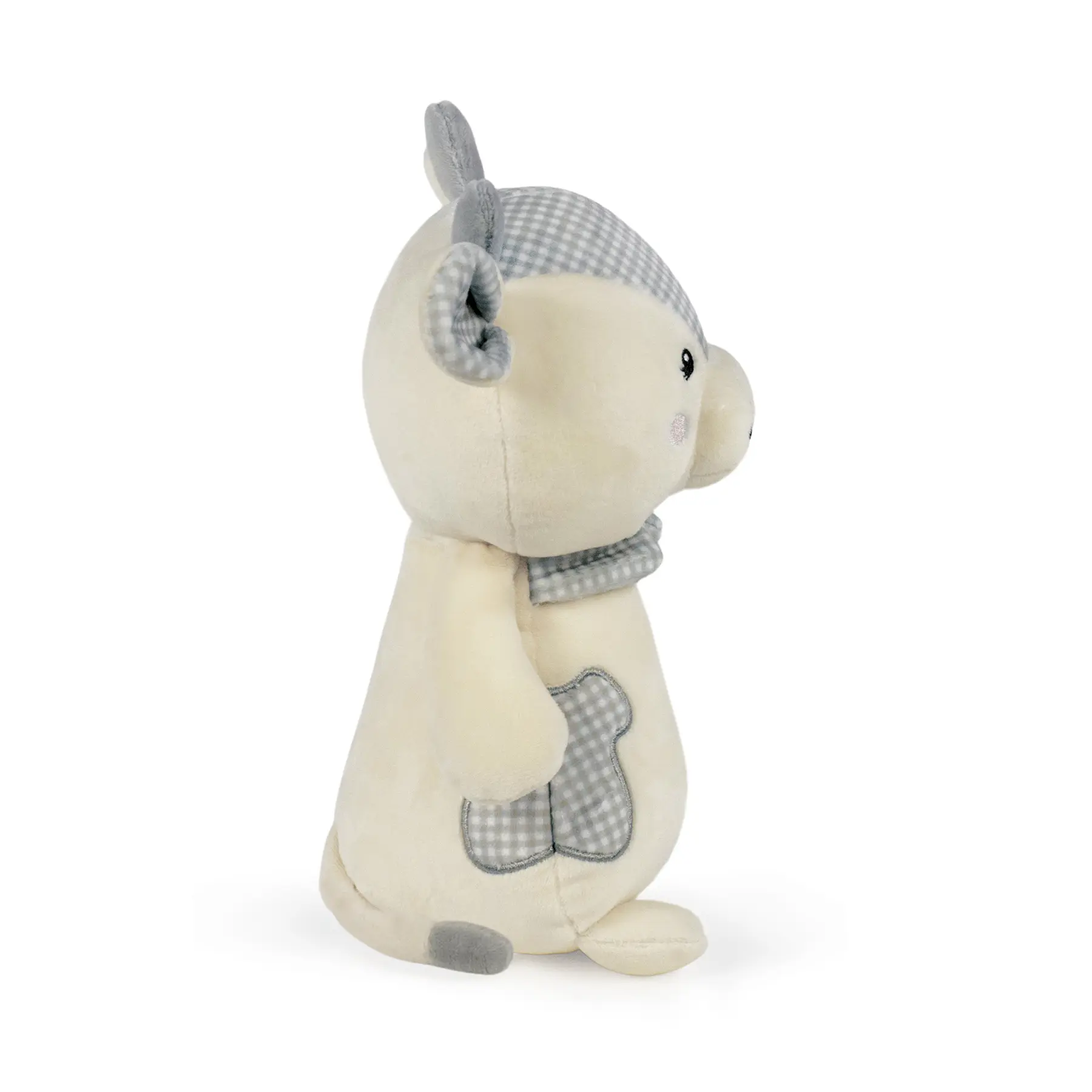 Peluche Vaca Little Bloom Gris - Imagen 3