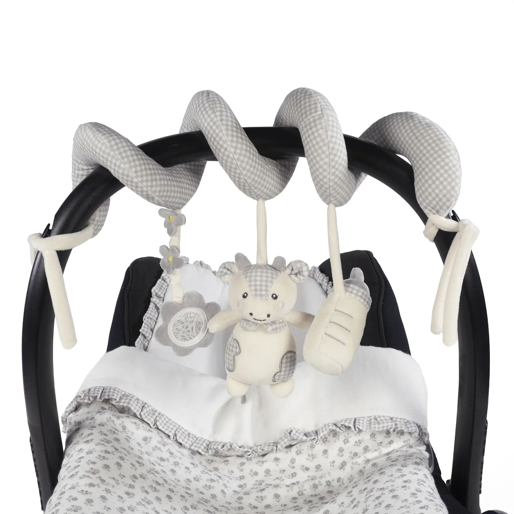 Ristra Vaca Little Bloom Gris - Imagen 2