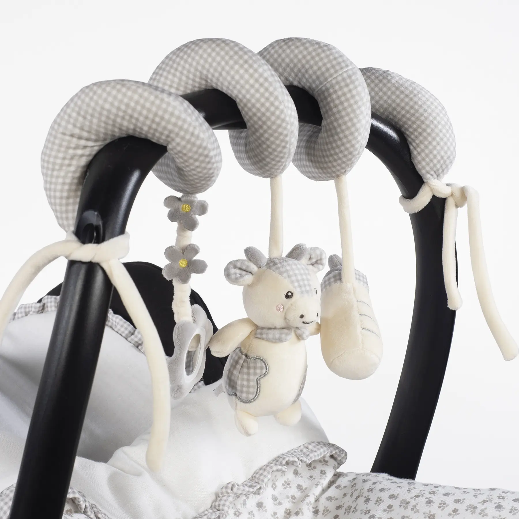 Ristra Vaca Little Bloom Gris - Imagen 3