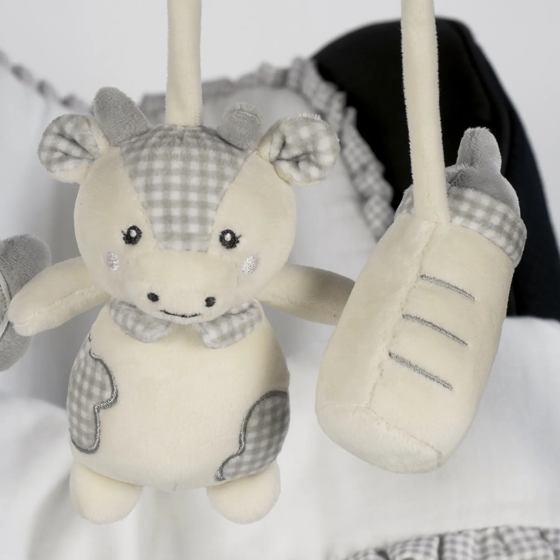 Ristra Vaca Little Bloom Gris - Imagen 5