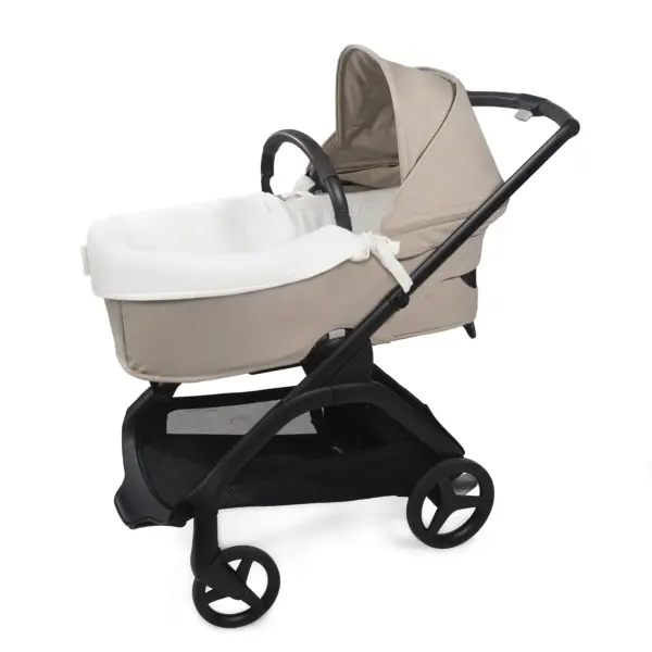 Cubre cuco dual +Sábana ajustable cuco Little Bloom Blanco