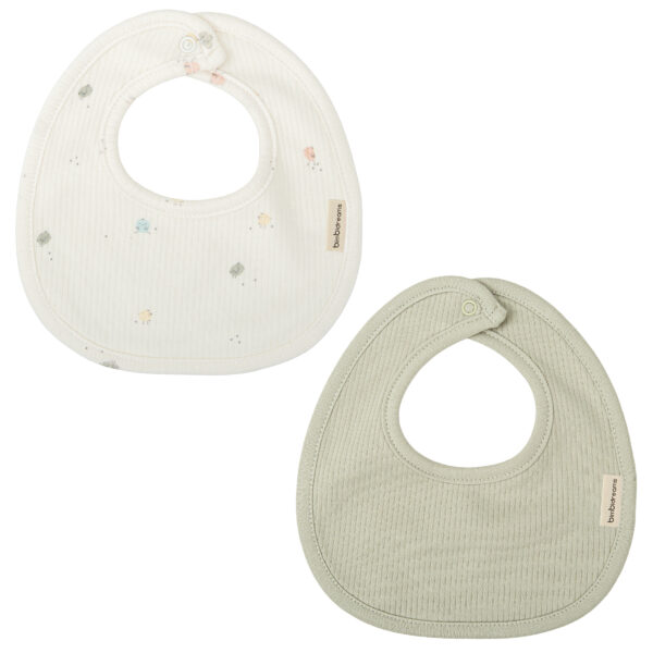 Babero pack 2 Chicks 16 B|Verde 19x19 - Bimbidreams