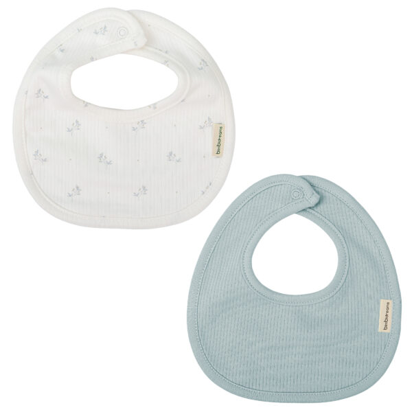 Babero pack 2 Eden 13 B|Azul 19x19 - Bimbidreams