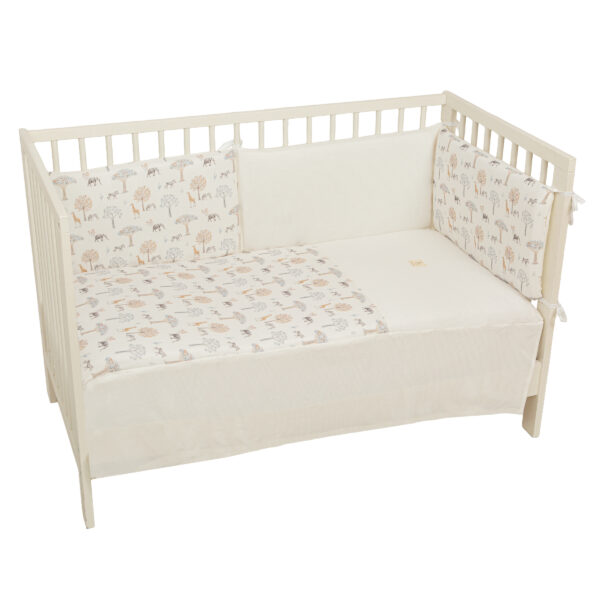 Edredón con Protector cuna Tanzania 97 Multic. Cuna (60x120) - Bimbidreams