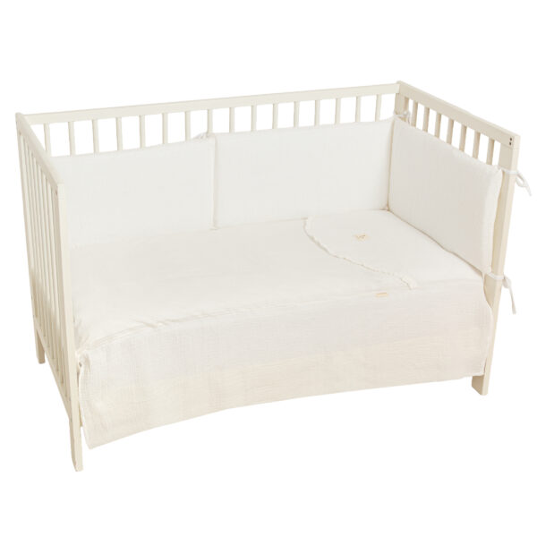 Edredón con Protector cuna Cloud 01 Blanco Cuna (60x120) - Bimbidreams