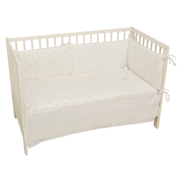 Edredón con Protector cuna Monet 14 B|Rosa Cuna (60x120) - Bimbidreams