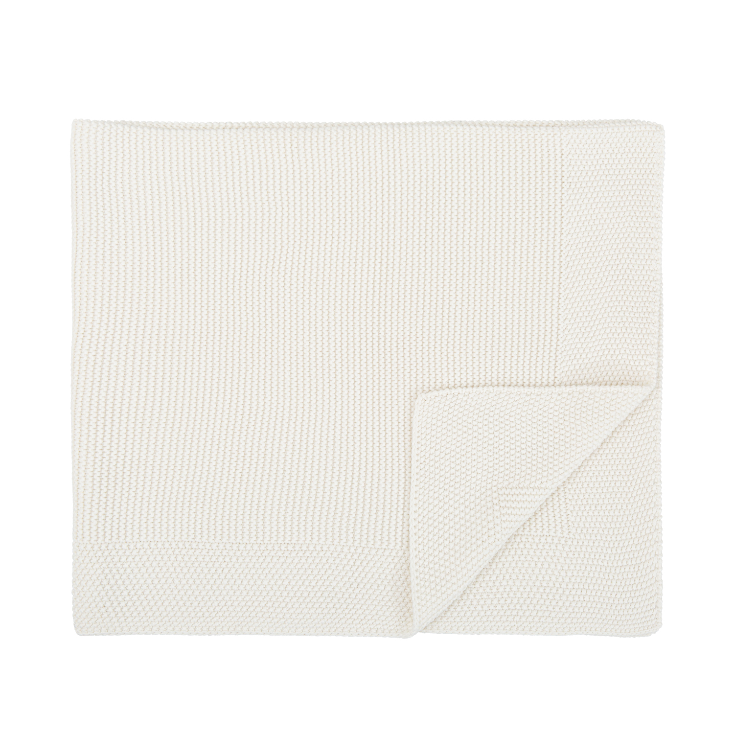 Toquilla Tricot 100% Algodon Basics 01 Blanco 75x90 - Bimbidreams