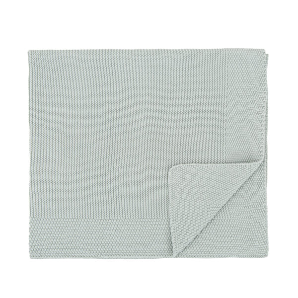 Toquilla Tricot 100% Algodon Basics ME Menta 75x90 - Bimbidreams