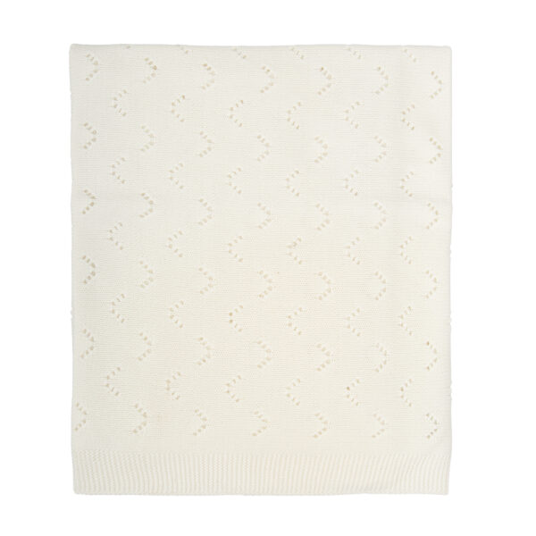 Toquilla tricot Bambu New 01 Blanco 75x90 - Bimbidreams
