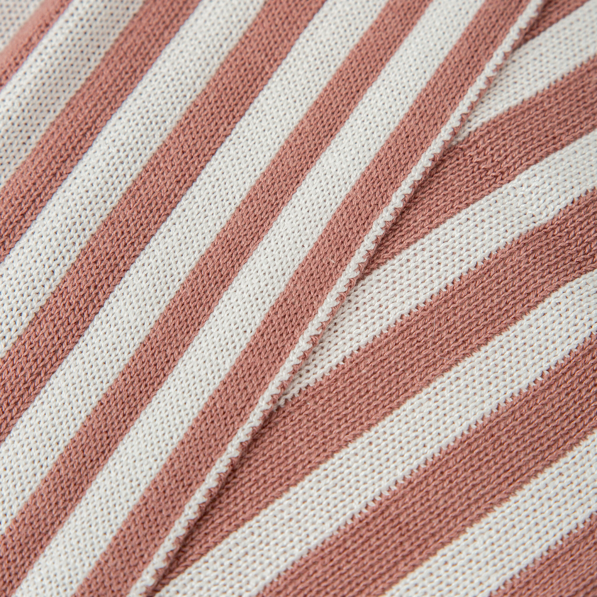 Toquilla tricot Bambu Stripes 04 Rosa 75x90 - Bimbidreams - Imagen 2