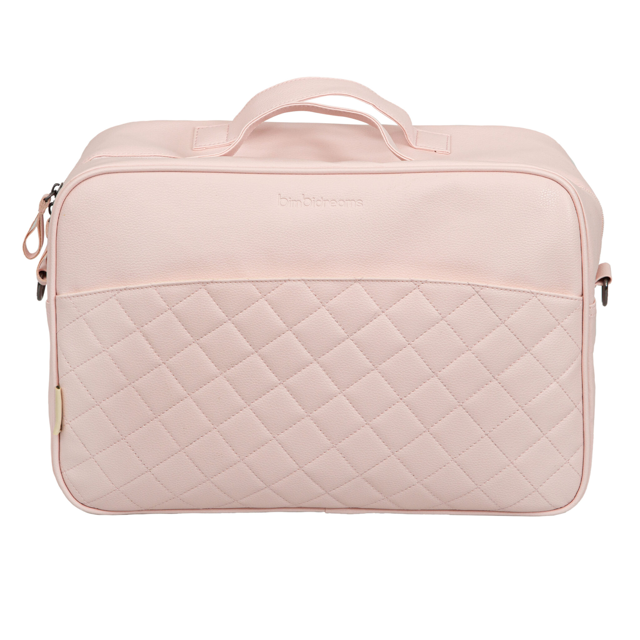 Bolso con cambiador New Quilt 04 Rosa 42X30X18X - 52X32 - Bimbidreams