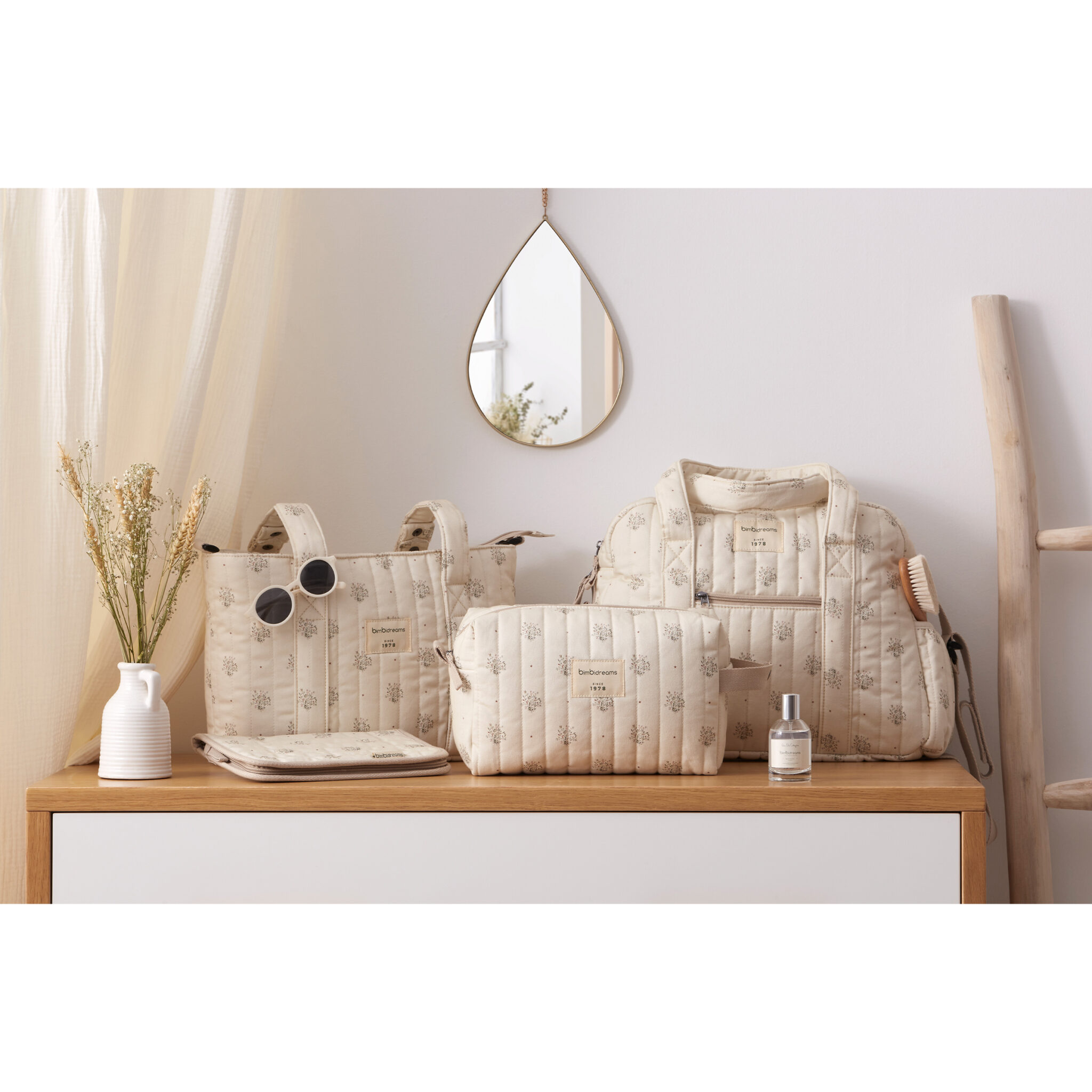 Bolso con cambiador Cornelia 16 B|Verde 42X30X18X - 52X32 - Bimbidreams - Imagen 3