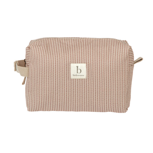 Neceser bebé Veneto B/Terracota 20x34x8* - Bimbidreams