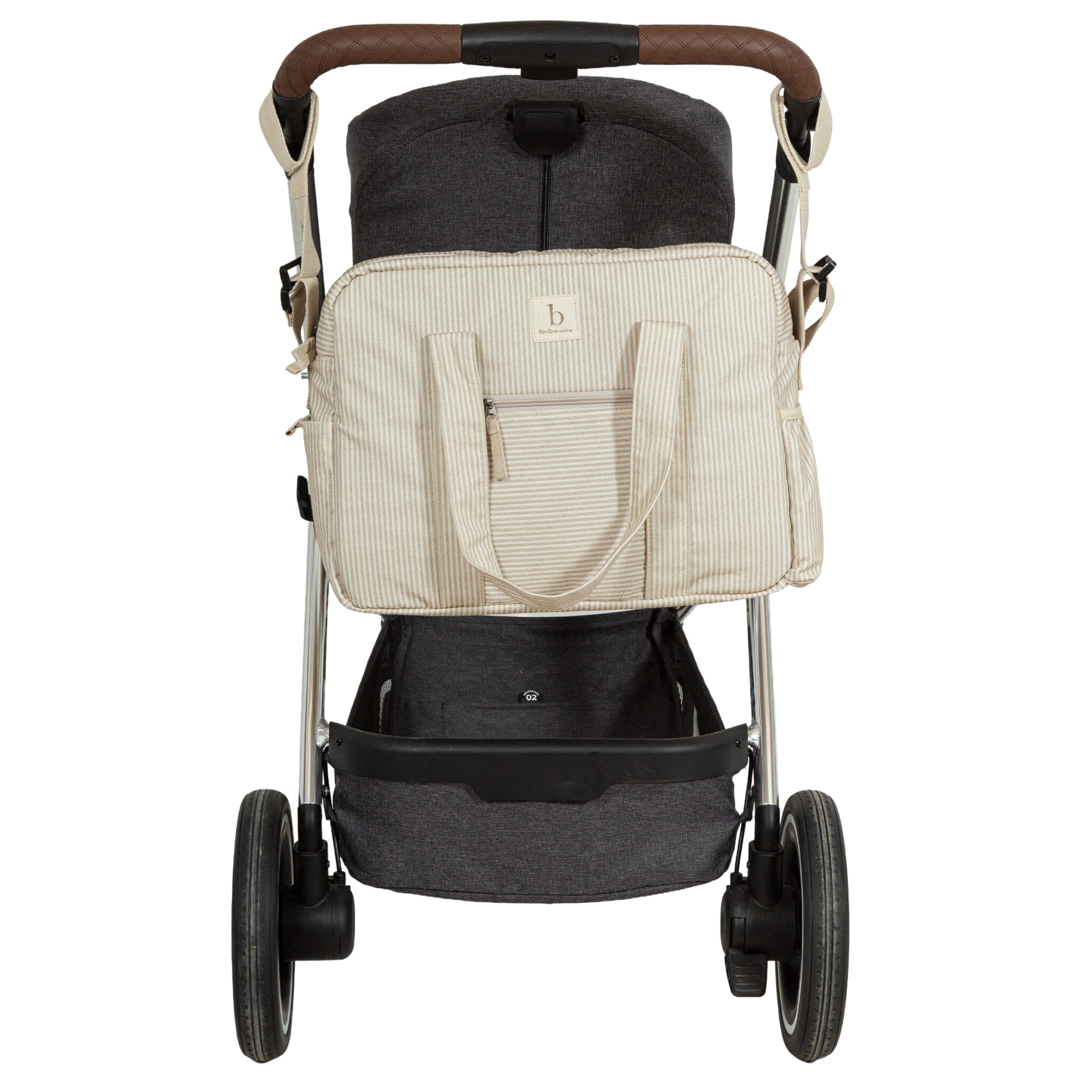 Bolso maternal Veneto 10 B|Lino 40x34x18* - Bimbidreams - Imagen 5