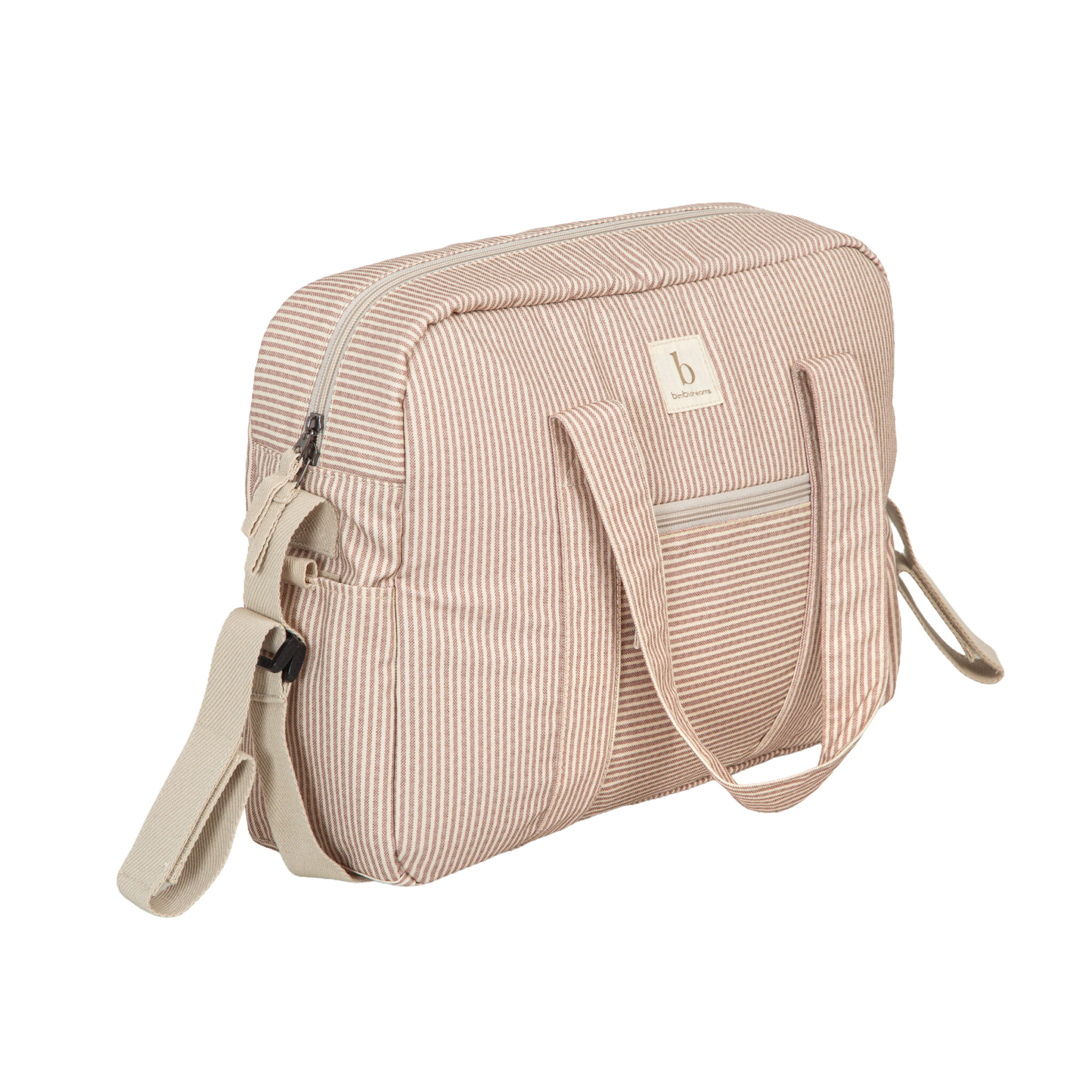 Bolso maternal Veneto B/Terracota 40x34x18* - Bimbidreams - Imagen 2