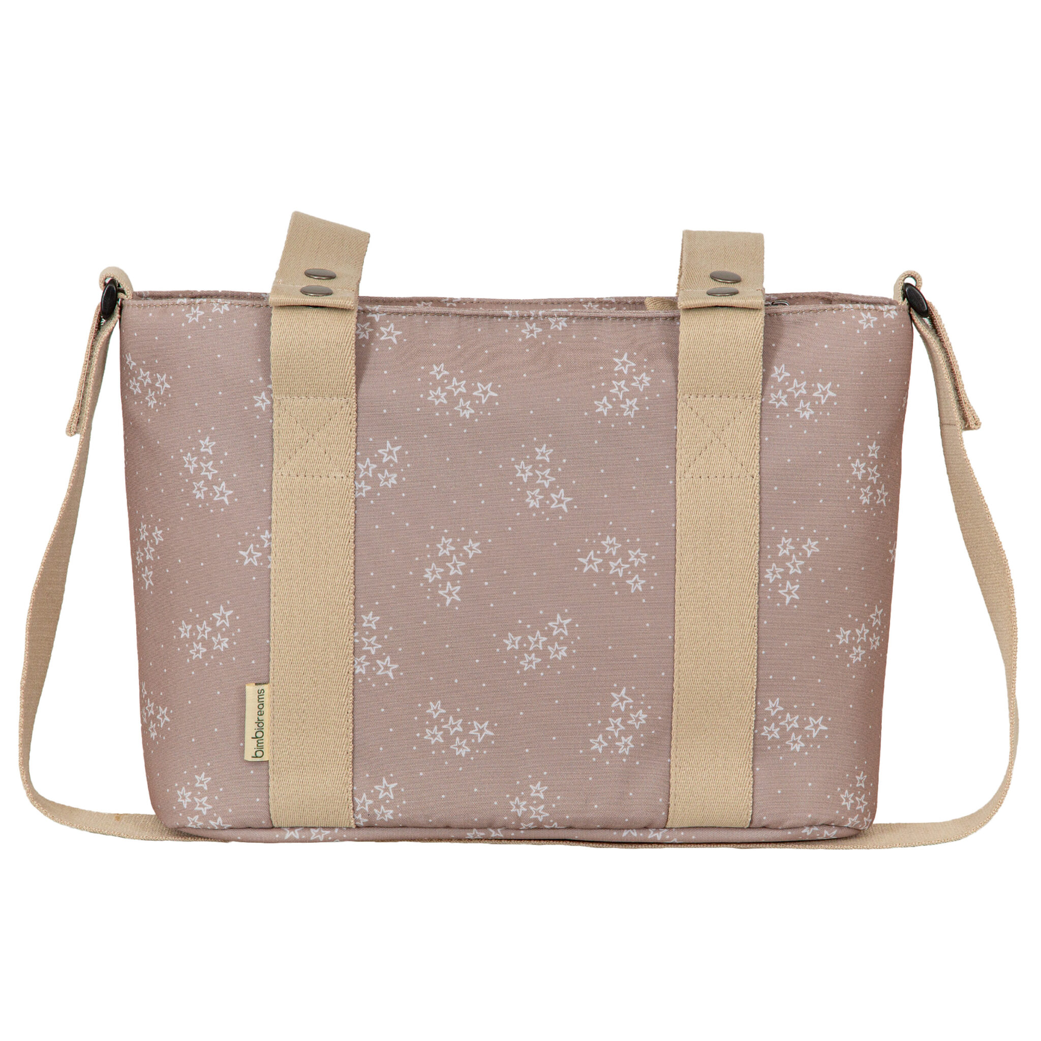 Crossbody con cambiador Stars 00 Lino 37x24x13 - 52x32 - Bimbidreams - Imagen 2