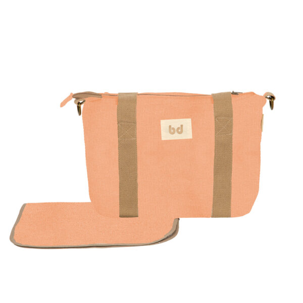 Crossbody con cambiador Milano 04 Rosa 37x24x13  -  52x32 - Bimbidreams