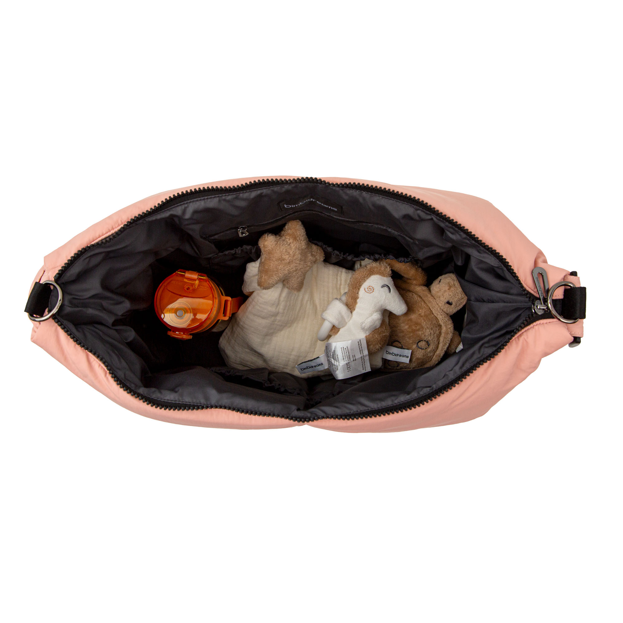 Urban bag con cambiador Grenoble 04 Rosa 35x29x15 - 52x32 - Bimbidreams - Imagen 6