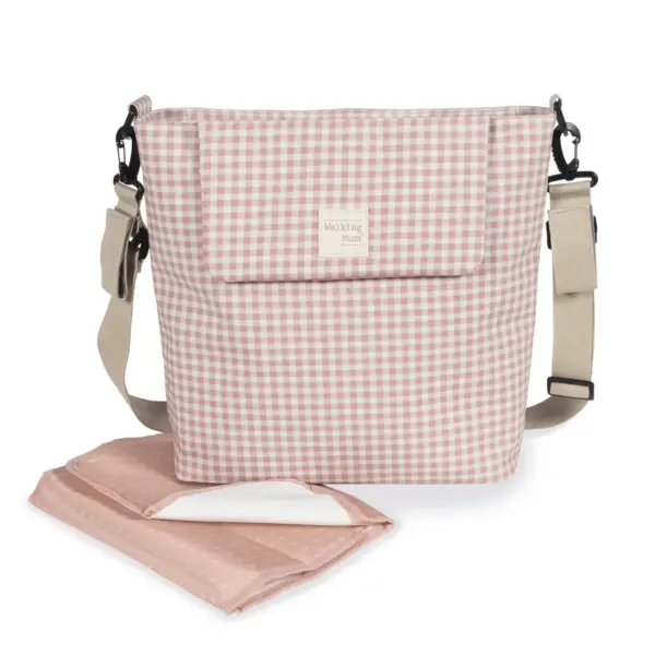 Bolsa Canastilla I Love Vichy Rosa