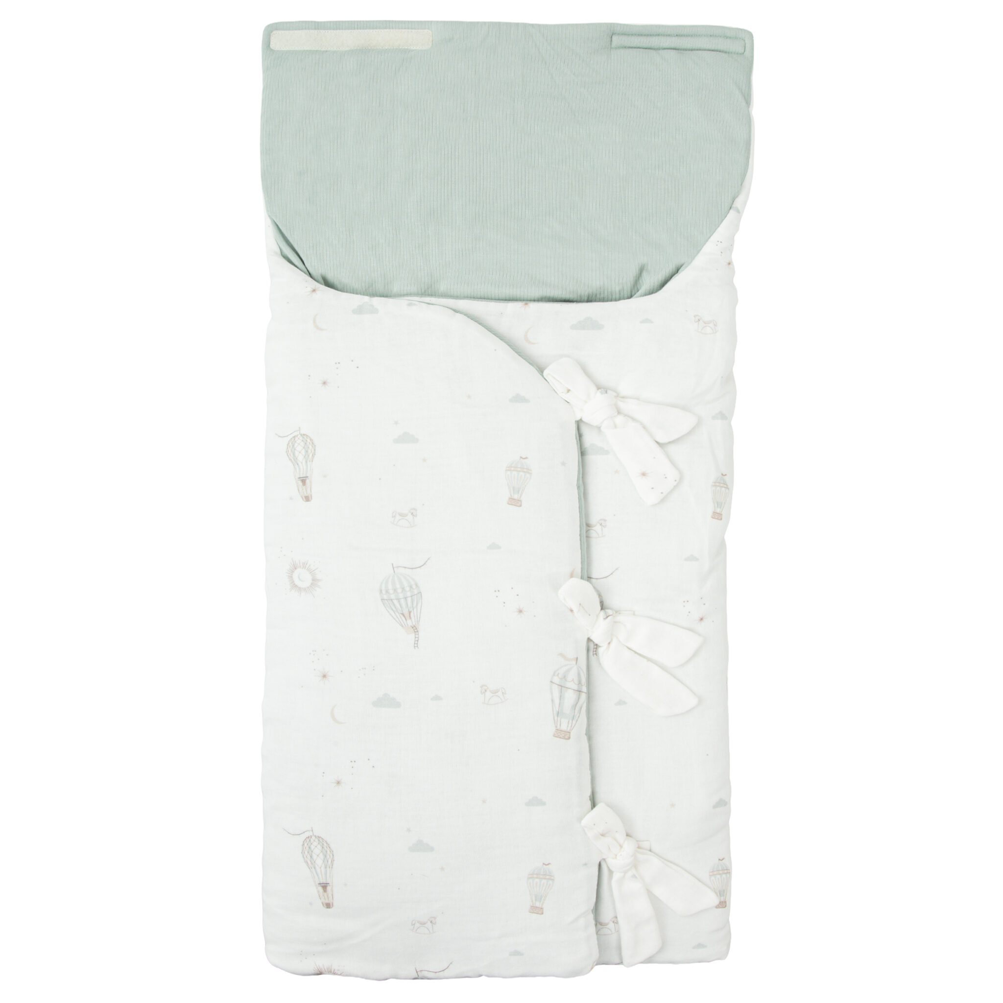 Saco arrullo con capucha Blue Sky 16 B|Verde - Bimbidreams - Imagen 3