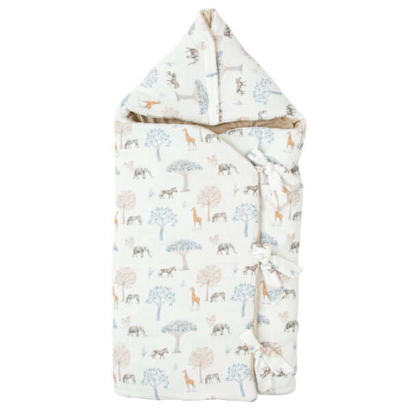 Saco arrullo con capucha Tanzania 97 Multic. - Bimbidreams