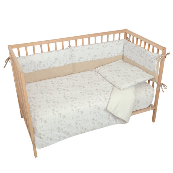 Protector de Cuna Noe 10 B|Lino Cuna 60 - 70 (30x190x3) - Bimbidreams