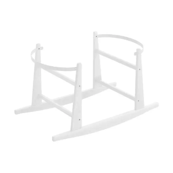 Portamoises madera balancin liso e 46.5x86x48.5 cm blanco