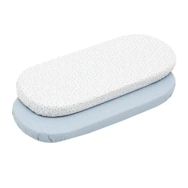 Bajera moises/carro pack 2 ud. 35x80x7 cm forest azul