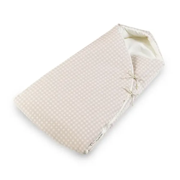 Saco capazo cruzado dulce vichy rosa 40x80x5 cm