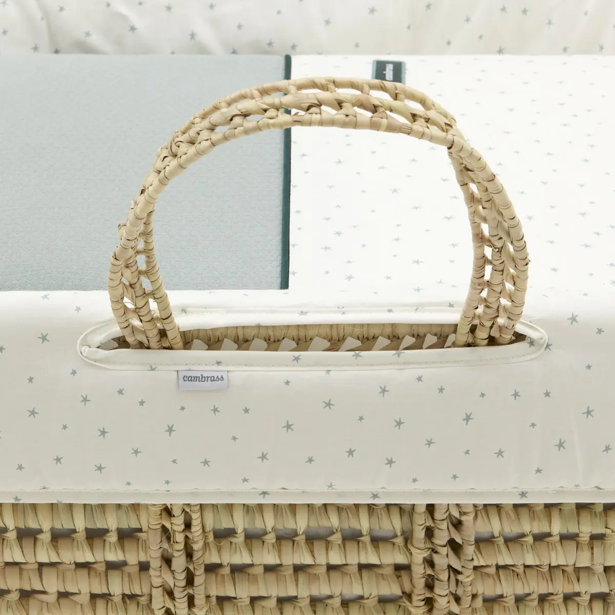 Moises de palma acolchado une magia verde 39x80x25 cm - Imagen 5