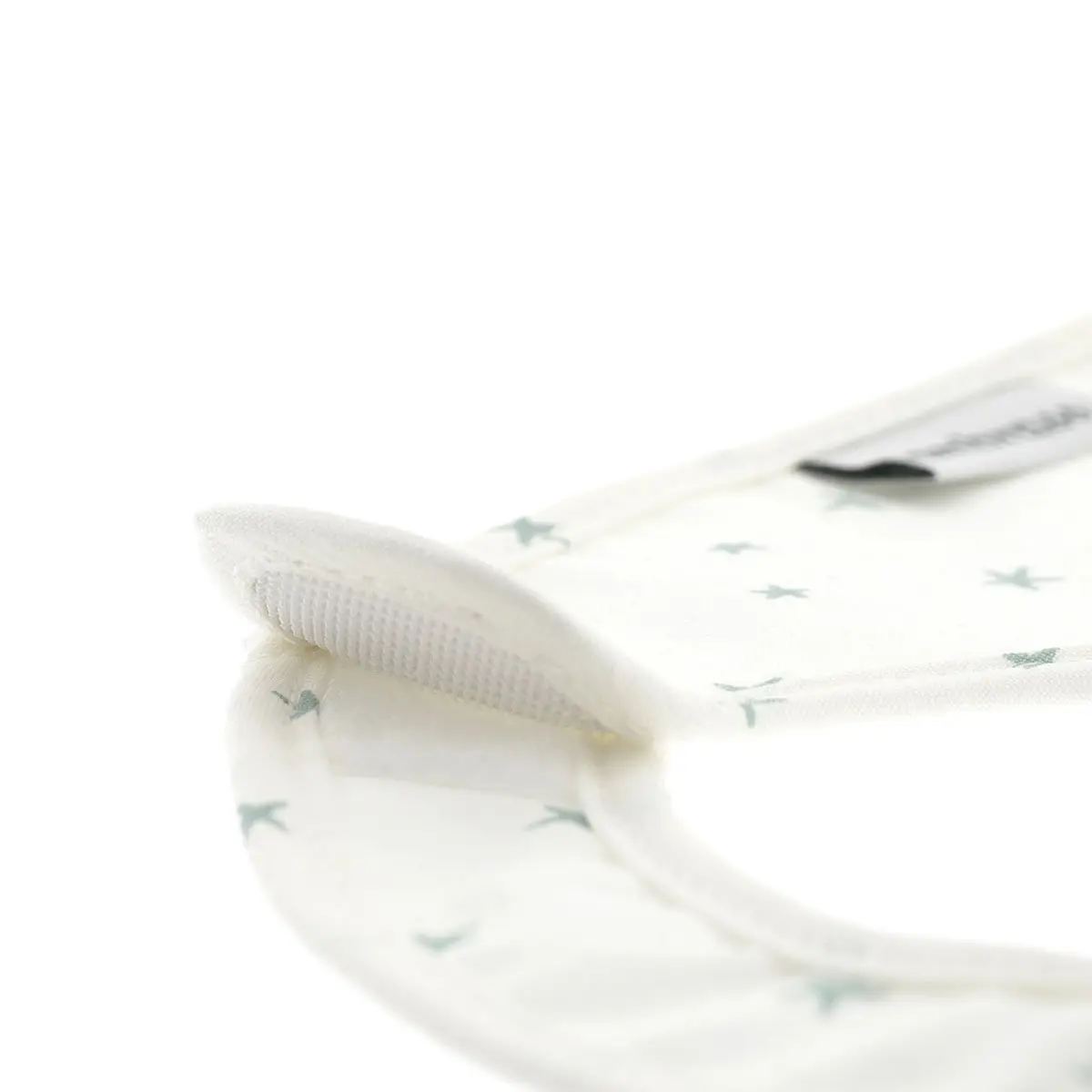 Babero redondo con velcro magia verde 16x19x1 cm - Imagen 5