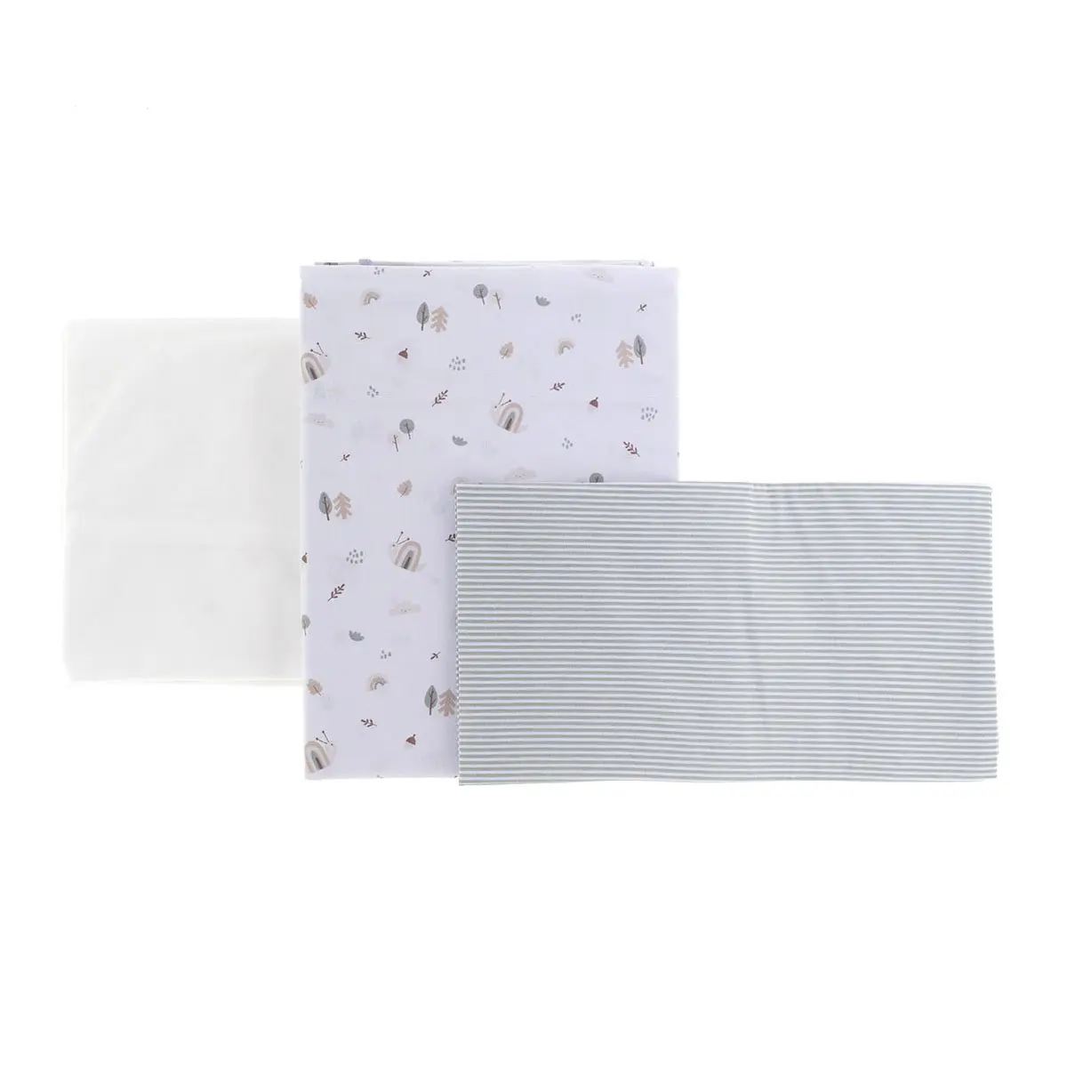 Sabana moises/carro 3 pcs 80x120x1 cm greeny verde